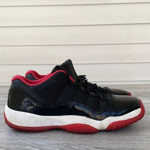 Air Jordan 11 Retro Low Bred Size 7Y NBA Basketball - Picture 11 of 11